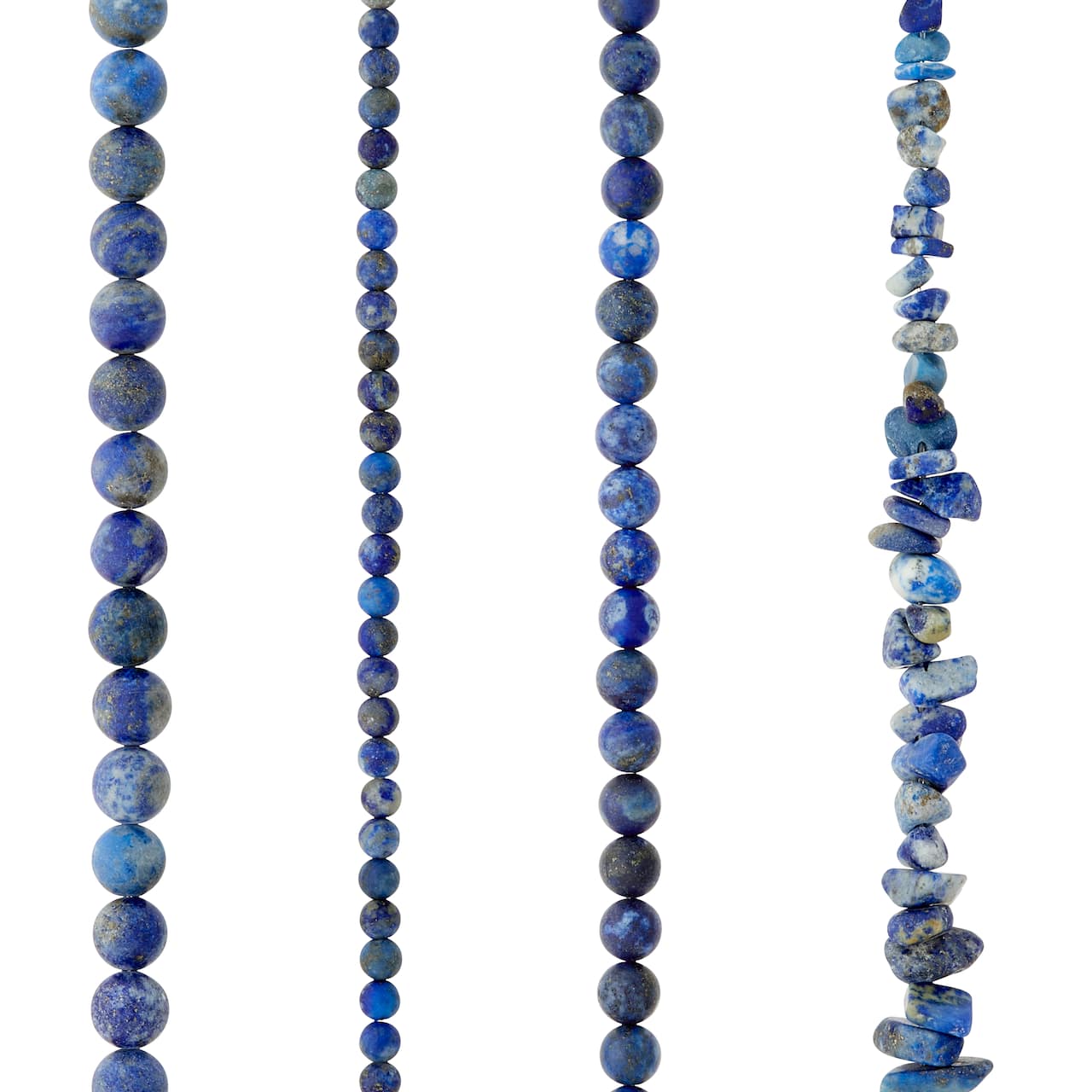 Matte Lapis Stone Mix Beads by Bead Landing&#x2122;